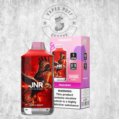 Puff JNR Falcon 16K Peach Berry Cigarette électronique jetable VapesPuffEurope