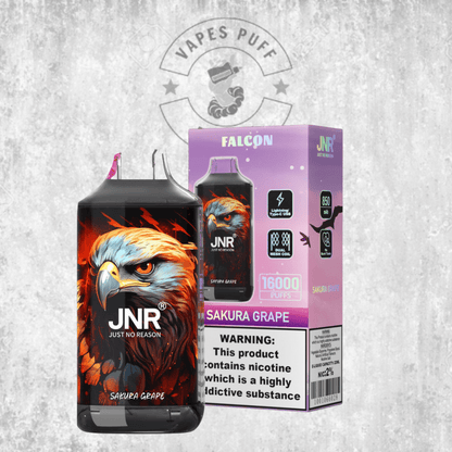 Puff JNR Falcon 16K Sakura Grape Cigarette électronique jetable VapesPuffEurope