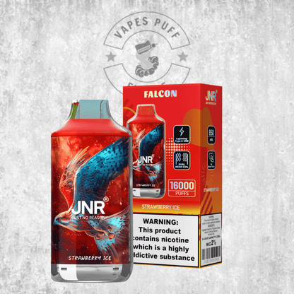 Puff JNR Falcon 16K Strawberry Ice Cigarette électronique jetable VapesPuffEurope