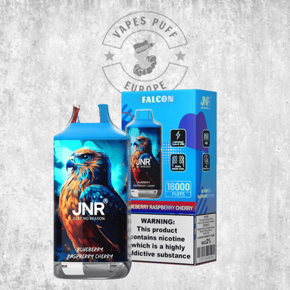 Puff JNR Falcon 16K Blueberry Raspberry Cherry Cigarette électronique jetable VapesPuffEurope