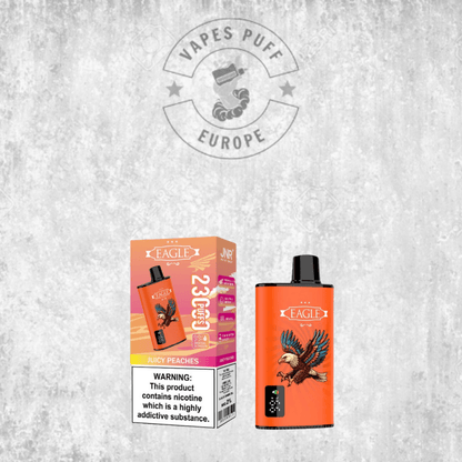 Puff JNR Eagle 23K Juicy Peaches Cigarette électronique jetable VapesPuffEurope