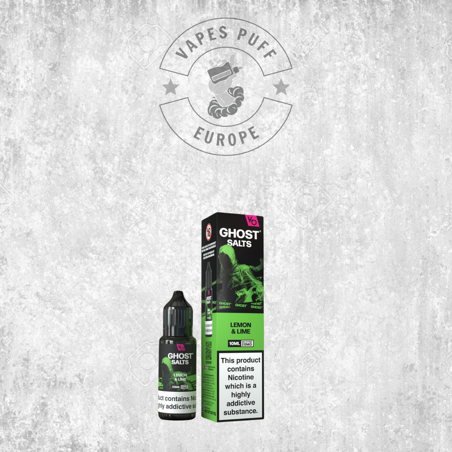 Ghost Salts 10ml - 2% de Nicotine  - E-Liquide Sel de Nicotine