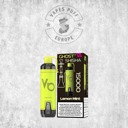 Puff Ghost Shisha 15K Lemon Mint Cigarette électronique jetable 