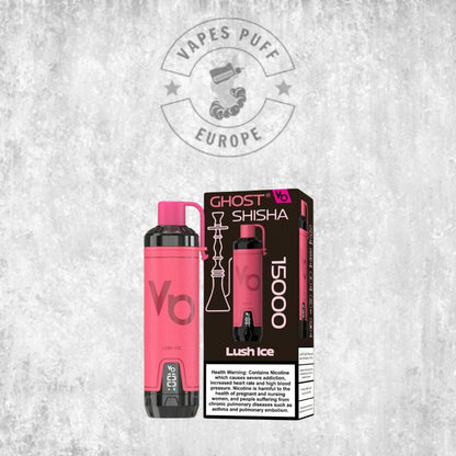 Puff Ghost Shisha 15K Lush Ice Cigarette électronique jetable 