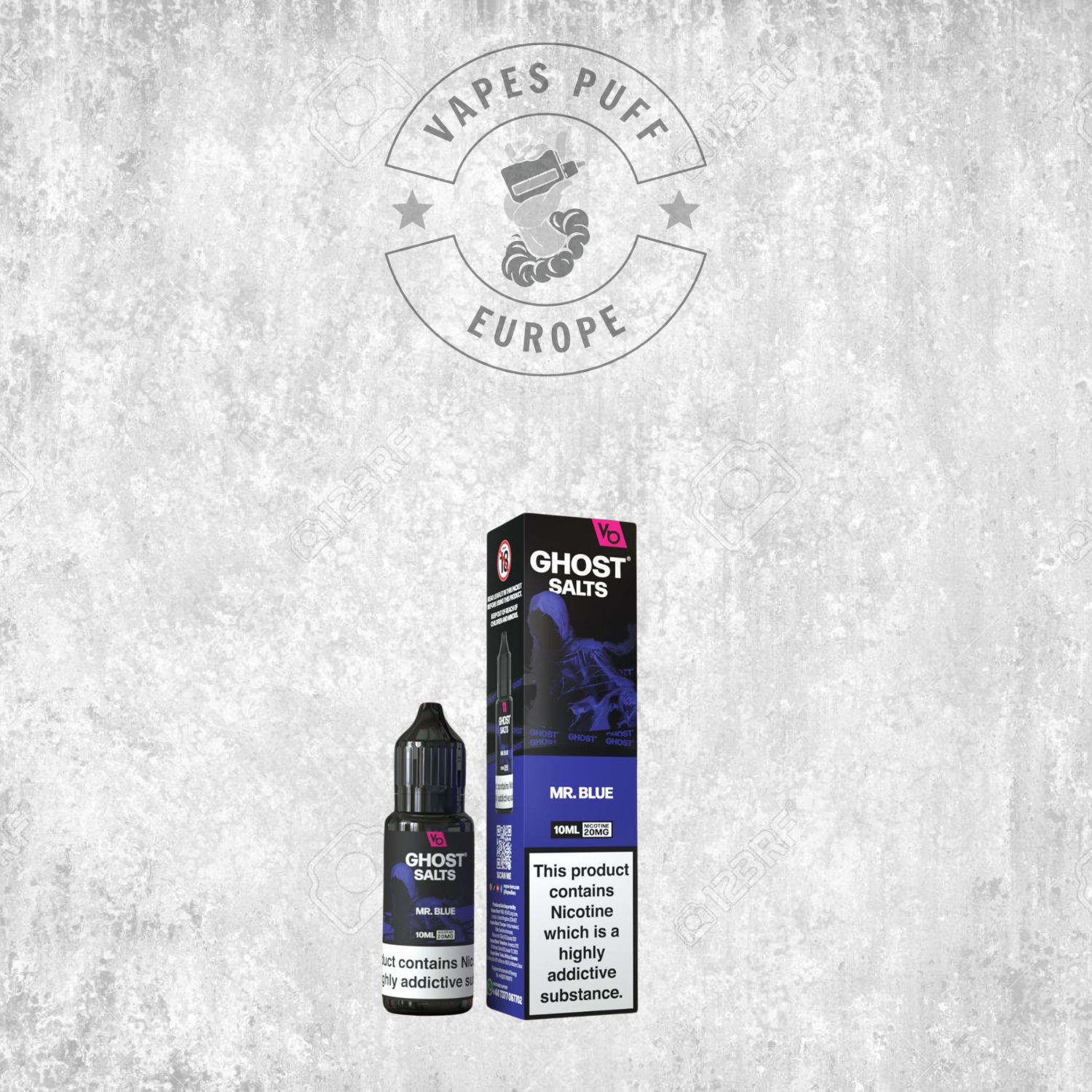 Ghost Salts 10ml - 2% de Nicotine  - E-Liquide Sel de Nicotine