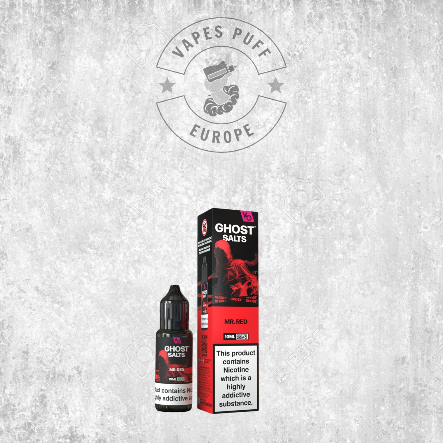 Ghost Salts 10ml - 2% de Nicotine  - E-Liquide Sel de Nicotine