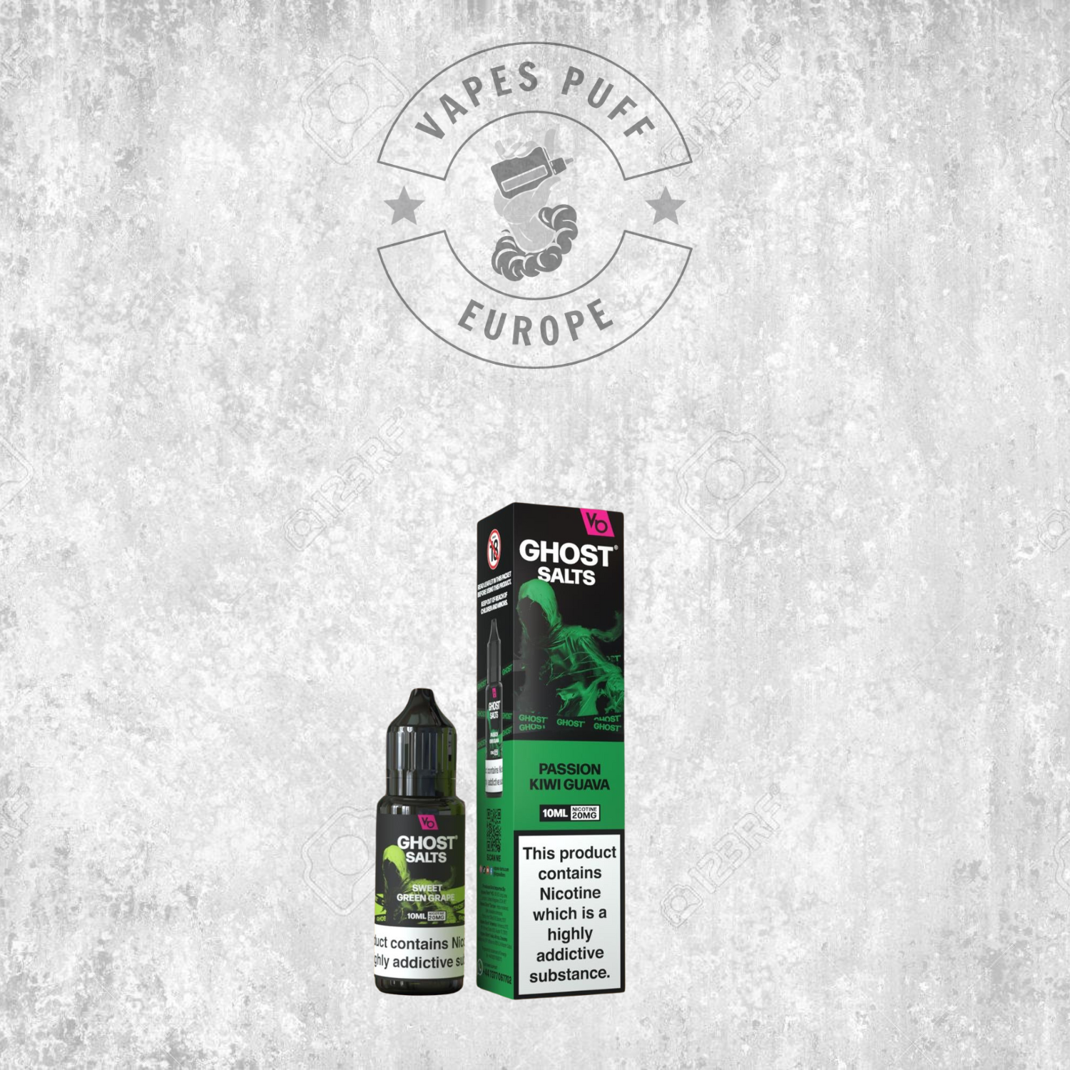 Ghost Salts 10ml - 2% de Nicotine  - E-Liquide Sel de Nicotine