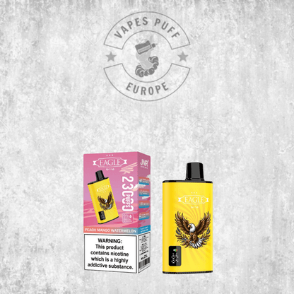 Puff JNR Eagle 23K Peach Mango Watermelon Cigarette électronique jetable VapesPuffEurope