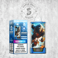 Puff JNR Rage Gorilla 55K Blueberry Ice Cigarette électronique jetable VapesPuffEurope