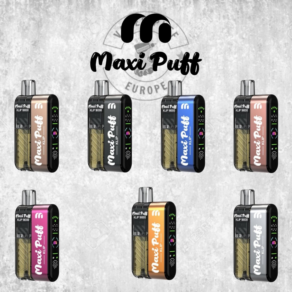 Puff Maxi Puff Kip 18K 0% Nicotine cigarette électronique VapesPuffEurope