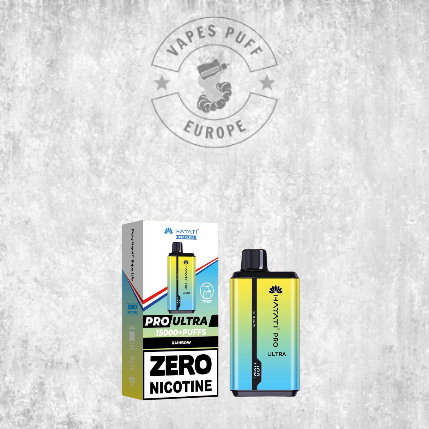 Hayati Pro Ultra 15K - Puff Jetable / Vape Disposable -  0% nicotine