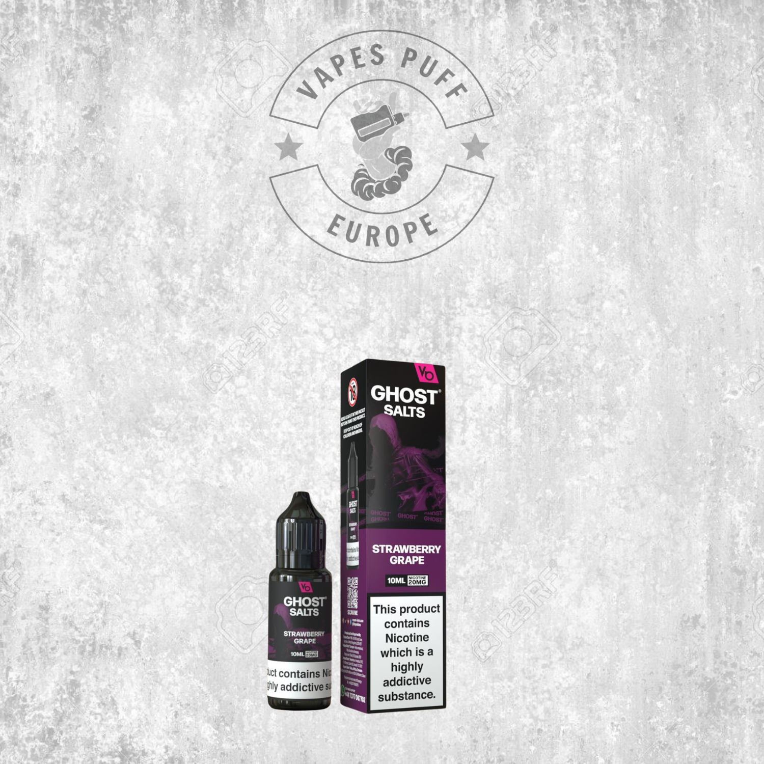 Ghost Salts 10ml - 2% de Nicotine  - E-Liquide Sel de Nicotine