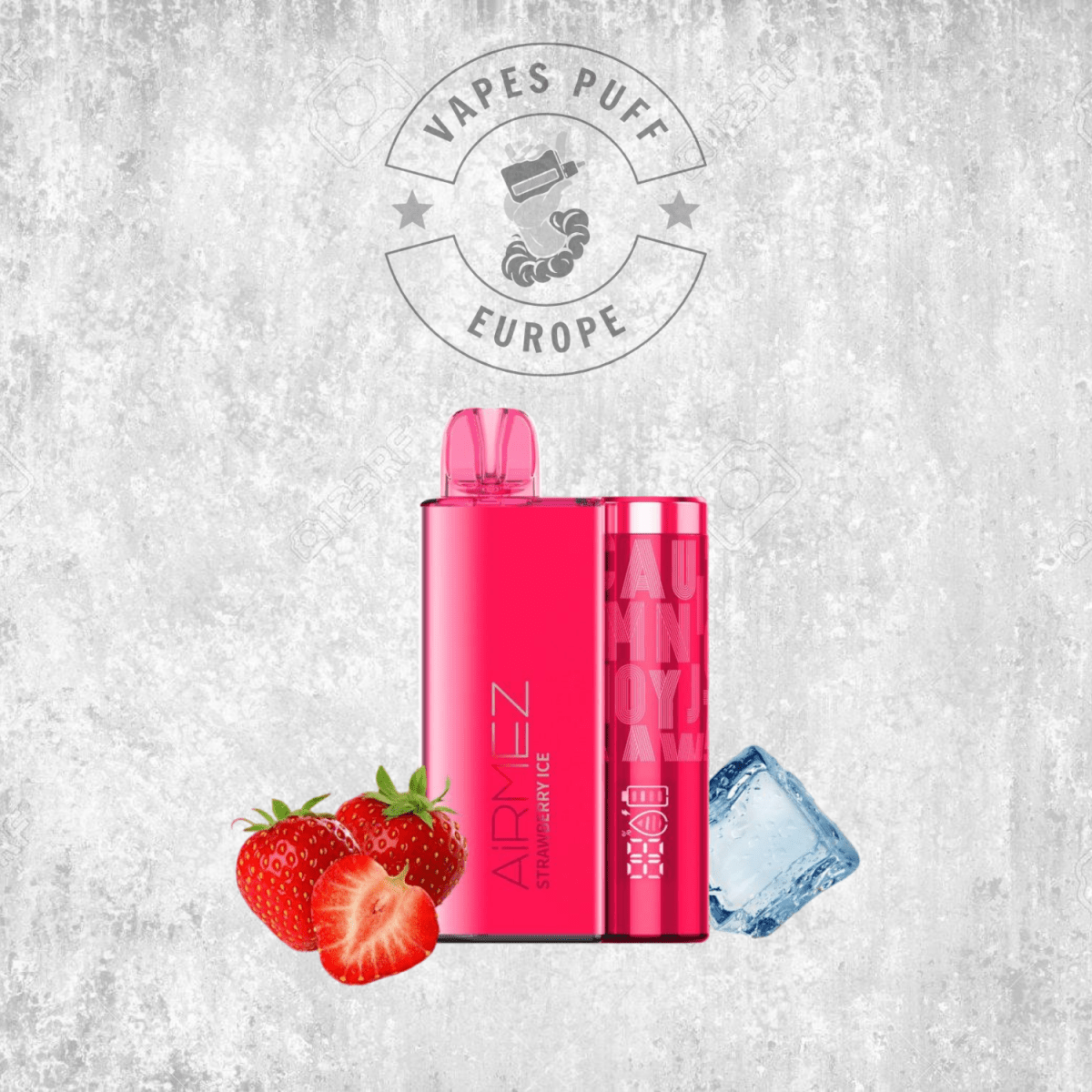 Puff AirMez 12K Strawberry Ice Cigarette électronique jetable VapesPuffEurope