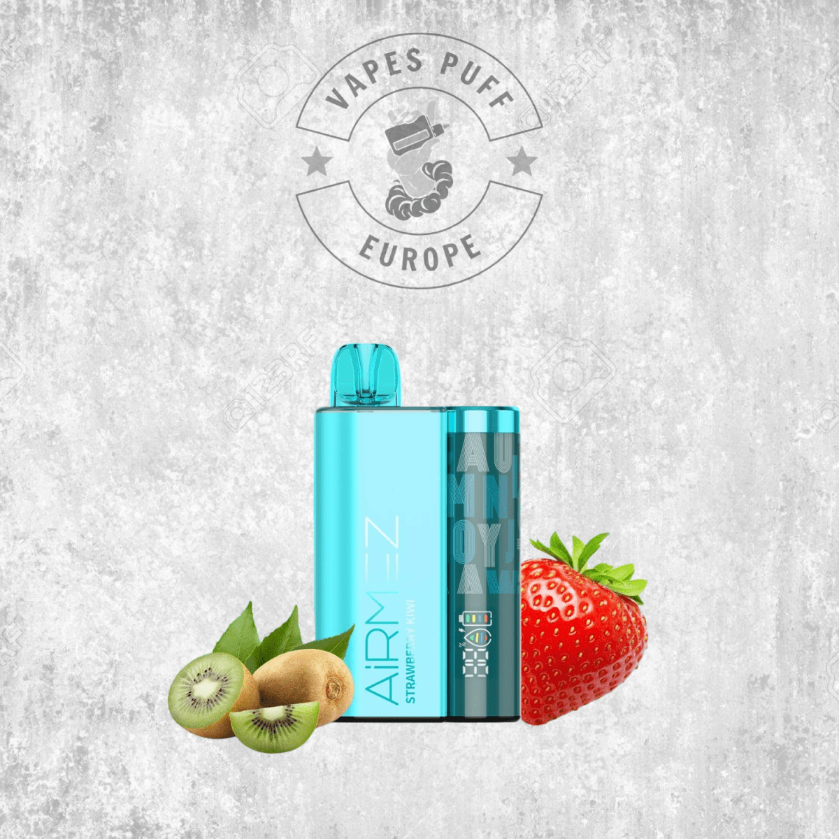 Puff AirMez 12K Strawberry Kiwi Cigarette électronique jetable VapesPuffEurope