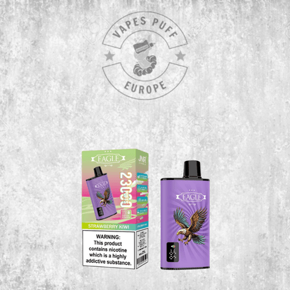 Puff JNR Eagle 23K Strawberry Kiwi Cigarette électronique jetable VapesPuffEurope