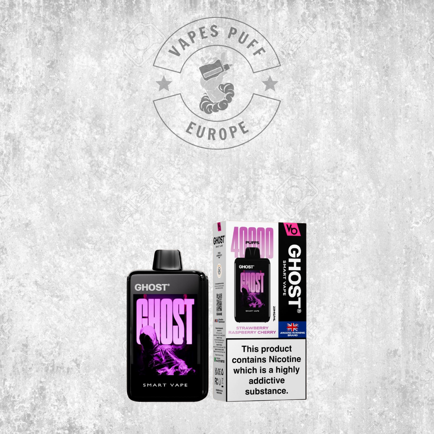 Ghost Smart Vape 40K - Puff Jetable / Vape Disposable 2% Nicotine