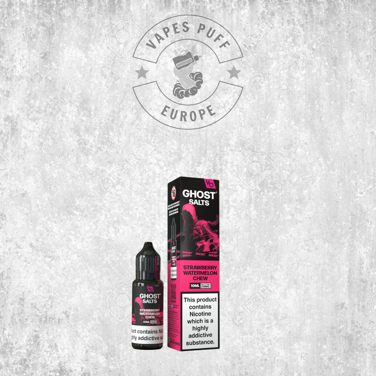 Ghost Salts 10ml - 2% de Nicotine  - E-Liquide Sel de Nicotine