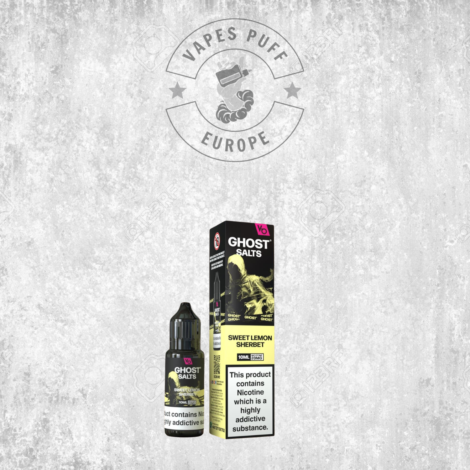 Ghost Salts 10ml - 2% de Nicotine  - E-Liquide Sel de Nicotine
