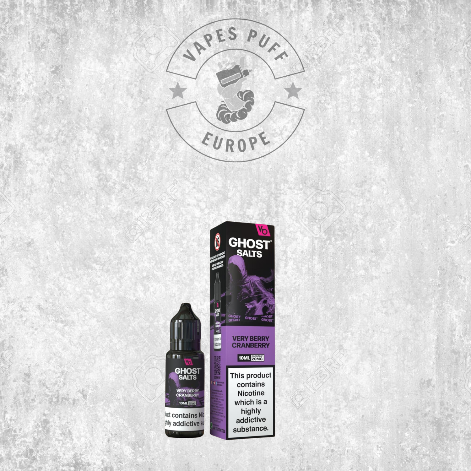 Ghost Salts 10ml - 2% de Nicotine  - E-Liquide Sel de Nicotine