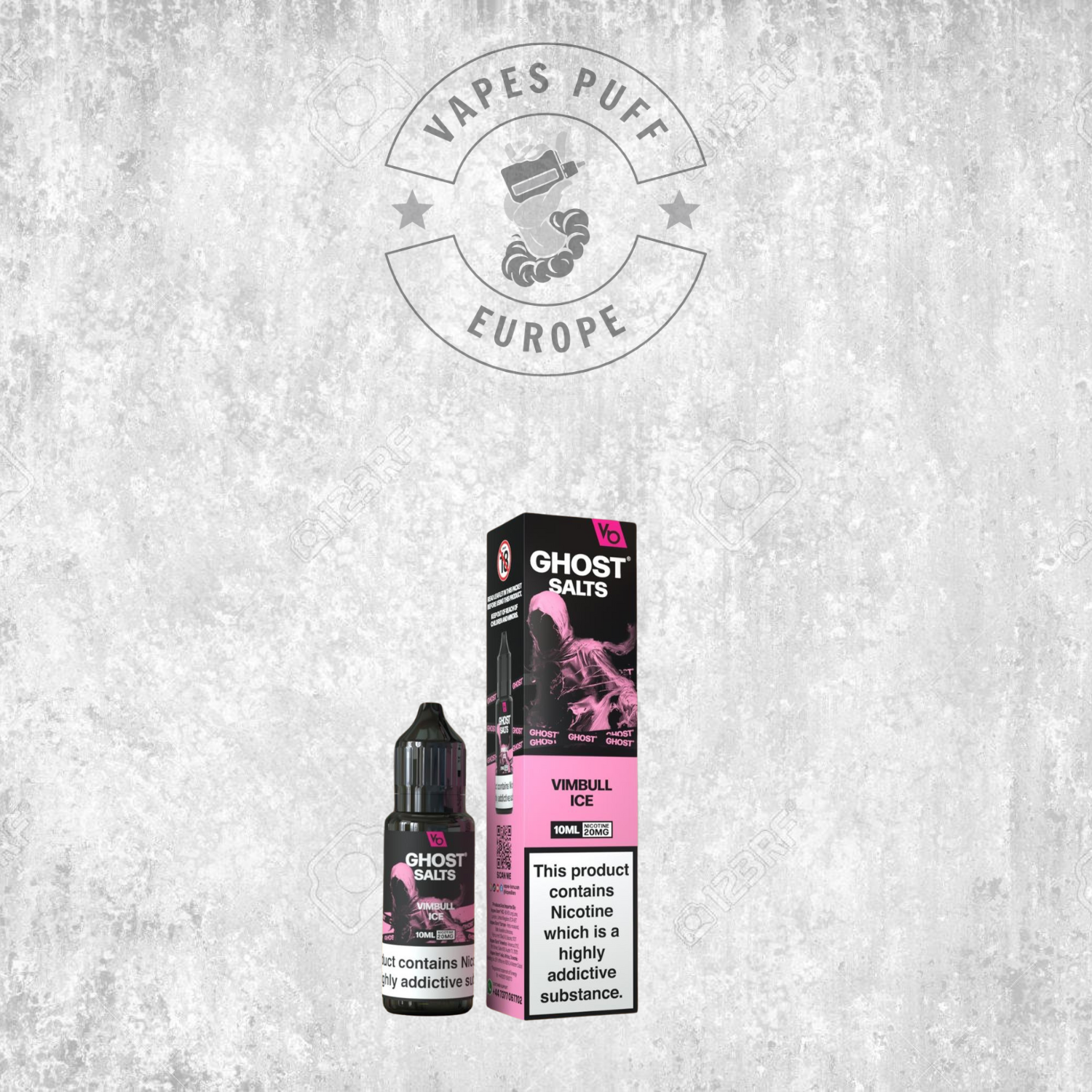 Ghost Salts 10ml - 2% de Nicotine  - E-Liquide Sel de Nicotine