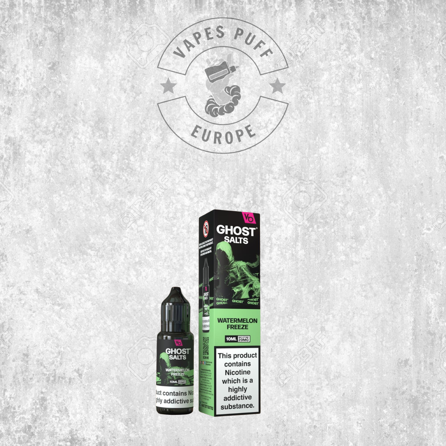 Ghost Salts 10ml - 2% de Nicotine  - E-Liquide Sel de Nicotine